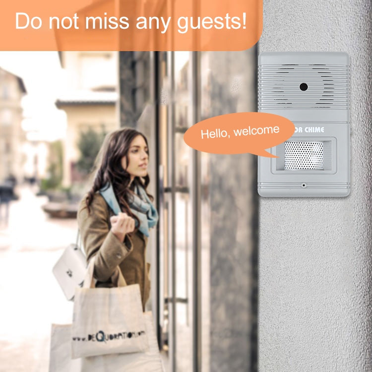 300D Wireless Visitor Alarm Entry Alert Door Chime, 300D 300D Wireless Visitor Alarm Entry Alert Door Chime, 300D